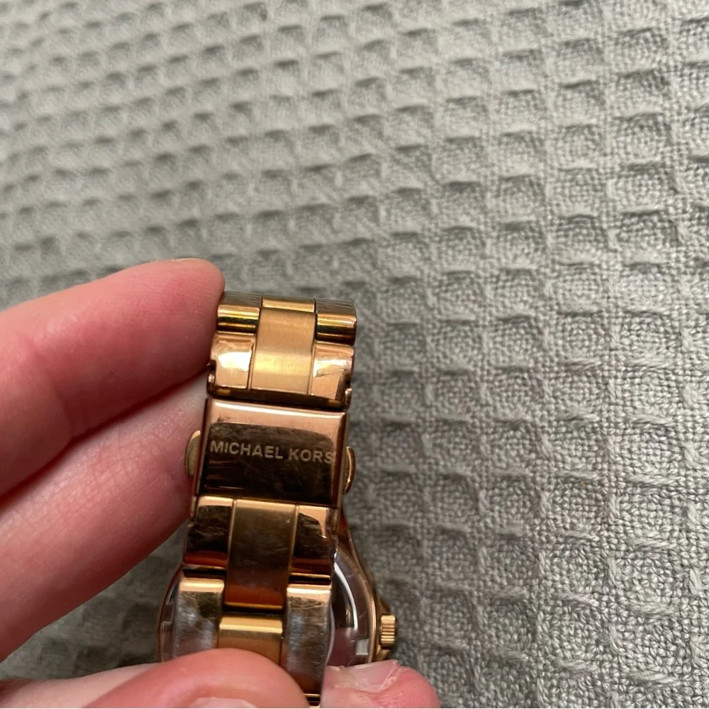 Michael‎ Kors Madison Watch Womens Rose Gold Tone Stainless Steel